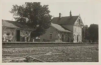 Bahnhof Magnor in Norwegen