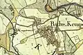 Kemper Mühle auf der Tranchotkarte 1806/1807
