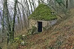 Steinhütte nahe dem Weiler Villeneuve