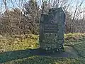 Gedenkstein auf der Halde Prosper Haniel in Bottrop