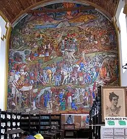 Historia de Michoacán, Mural in der Biblioteca Pública Gertrudis Bocanegra, Pátzcuaro
