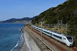 Kuroshio-Schnellzug zwischen Minabe und Iwashiro