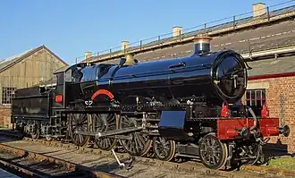 Nachgebaute Lokomotive Nr. 2999 Lady of Legend (mit Beschriftung als Nr. 2983 Red Gauntlet) der Saints-Klasse