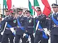 Luftwaffensoldaten in Paradeuniform