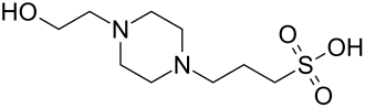 Strukturformel von HEPPS