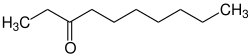Strukturformel von 3-Decanon