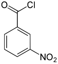 Struktur von 3-Nitrobenzoylchlorid