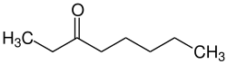 Strukturformel von 3-Octanon