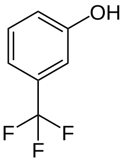 Strukturformel von 3-(Trifluormethyl)phenol