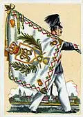 1.&nbsp;(Leib-)Grenadier-Regiment Nr.&nbsp;100, I. Bataillon, Rückseite