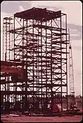 Kraftwerk in der Bauphase