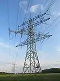 Leitungsabzweig westlich von Griesheim