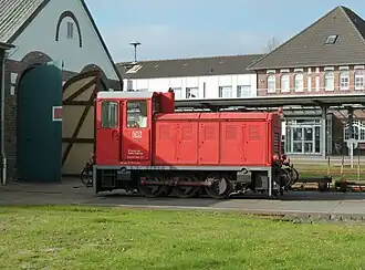 Die 399 106 im Bahnhof Wangerooge, 11. Oktober 2010