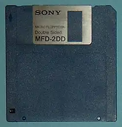 3½"-Diskette, double sided