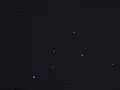 3C 273, aufgenommen mit einer ToUcam an einem 10″ SCT mit 600&nbsp;mm Brennweite