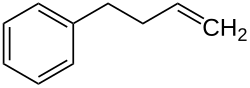Strukturformel von 4-Phenyl-1-buten