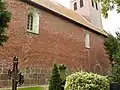Nordseite mit ursprünglichen kleinen Fenstern