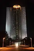 Fassade bei Nacht