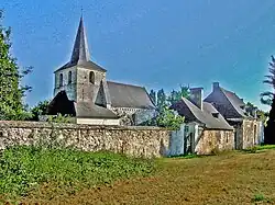 Kirche Saint-Maurice mit Pfarrhaus