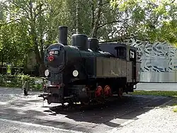 Denkmallokomotive 498.03 in Bregenz