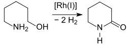 Valerolactam-Bildung aus 5-Amino-1-pentanol