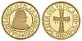 50.000 Lire Gold aus 2001