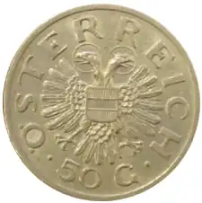 50 Groschen 1935 Rückseite