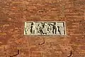 Flachrelief an der Fassade