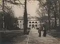 Erwin Quedenfeldt: Hofgärtnerhaus, Gartenseite mit doppelgeschossigen Arkaden, 1915