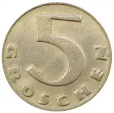 5 Groschen Vorderseite