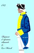 Régiment de La Marck de 1762 bis 1767