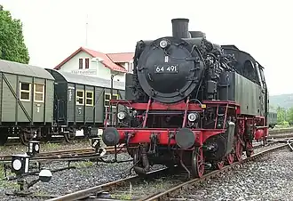 64 491 der Dampfbahn Fränkische Schweiz, Mai 2006