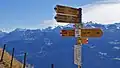 Wegweiser auf 2266&nbsp;m
