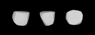 Berechnetes 3D-Modell von (68) Leto