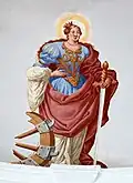Die heilige Katharina' mit dem zerbrochenen Zackenrad