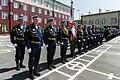 Verleihung des Suworow-Ordens an die 7. Garde-Luftsturm-Division am 14. Mai 2015