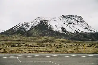 Vífilsfell im Winter