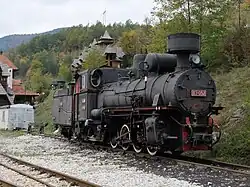 JDŽ 83-052 (vorm. Baureihe BHStB IVa5) in Mokra Gora