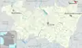 Lage von Vexaincourt im Département Vosges