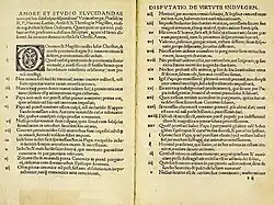 Martin Luthers 95 Thesen (Wittenberg 1522) in Antiqua
