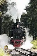 99 6101 bei der Einfahrt Schierke