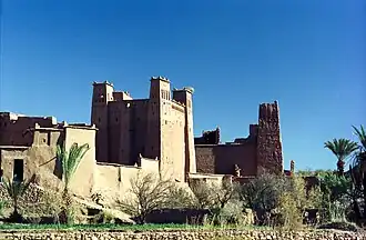 Wohnburgen aus Lehm in Aït Benhaddou, Marokko