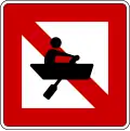 A.16 Fahrverbot für ein Fahrzeug, das weder mit Maschinenantrieb noch unter Segel fährt
