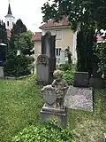 Blick auf Gräberfeld