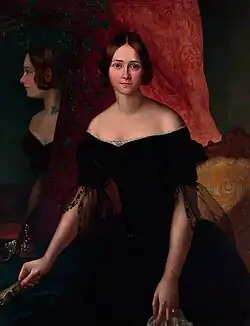 Frauenporträt, 1841; Kunstmuseum Kaluga