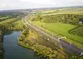 A12 bei Bunnik, Fahrtrichtung Arnhem
