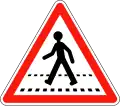 A13b: Fußgängerübergang (bis 2000, ersetzt durch )