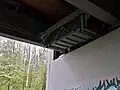 Eine der beiden Wartungsgondeln