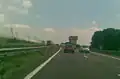 A15 nahe Tiel in Verkehrswegebündelung mit der Betuweroute