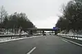 Vierstreifige Autobahn bei Seevetal-Hittfeld